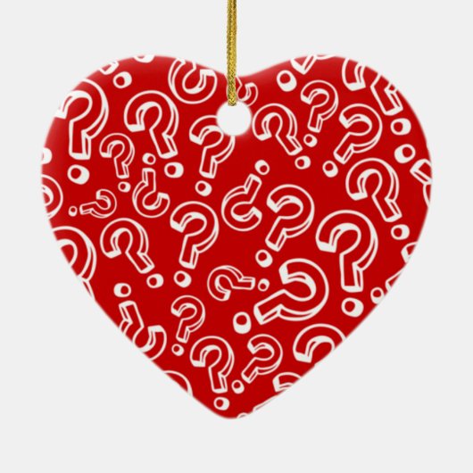 Fragen Keramik Ornament (Hinten)