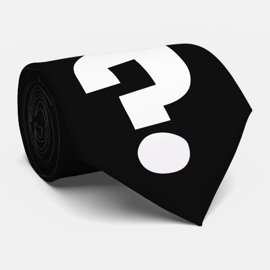 Fragen-Krawatte Krawatte (Gerollt)