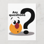 Fragen Postkarte (Vorderseite)