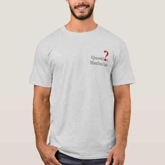 Fragen-Rot T-Shirt