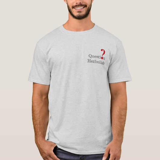 Fragen-Rot T-Shirt (Vorderseite)
