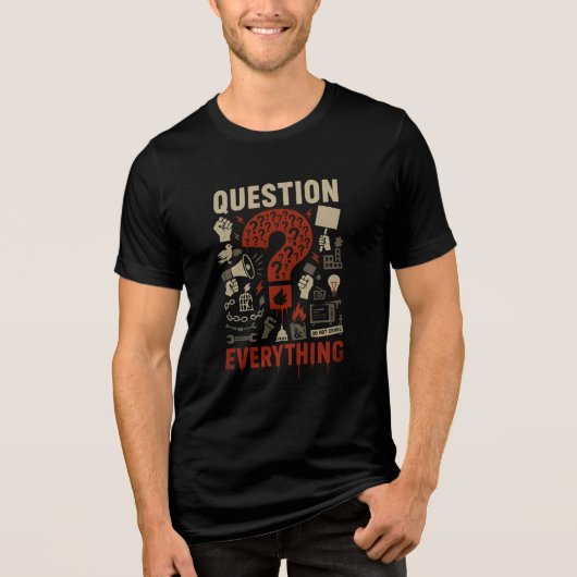 Fragen Sie alles PUNK MANIFESTOS Tri-Blend Shirt (Vorderseite)
