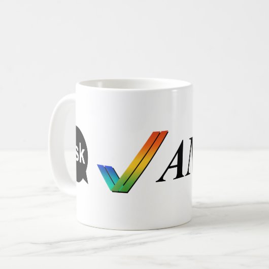 Fragen Sie Amiga-Tasse Kaffeetasse (Vorderseite Links)