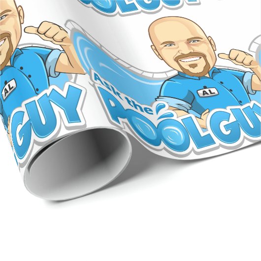 Fragen Sie den Pool-Typ Geschenkpapier (Rolleneckpunkt)