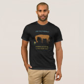 Fragen Sie die Tiere T-Shirt (Vorne ganz)