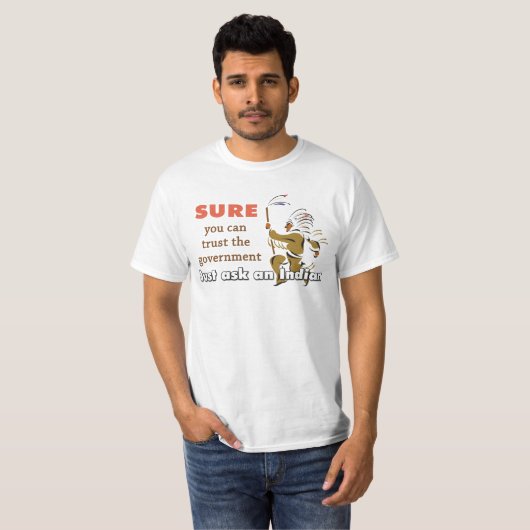 Fragen Sie einfach einen Inder T-Shirt (Vorne ganz)