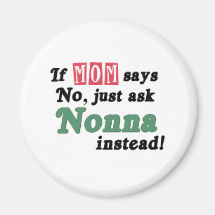 Fragen Sie einfach Nonna Magnet