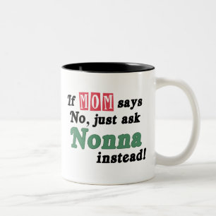 Fragen Sie einfach Nonna Zweifarbige Tasse