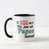 Fragen Sie einfach Papou Tasse (Links)