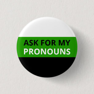 Fragen Sie für mein Pronomina Neutrois Button