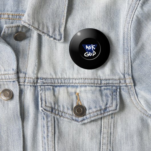 Fragen Sie Gott magischen Knopf 8Ball Button (Beispiel)