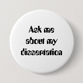 Fragen Sie meabout mydissertation Button (Vorderseite)