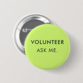 Fragen Sie mich Freiwilligenveranstaltungen Assist Button (Vorne & Hinten)