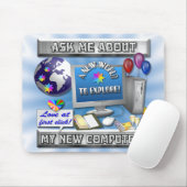 FRAGEN SIE MICH!   ~ Mousepad (Mit Mouse)