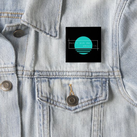Fragen Sie mich nicht über es. Einfacher Vaporwave Button (Beispiel)