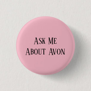 Fragen Sie mich über Avon-Knopf Button