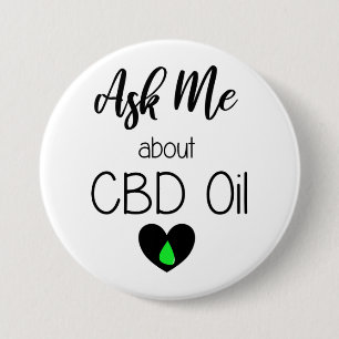 Fragen Sie mich über CBD Öl - CBD Button