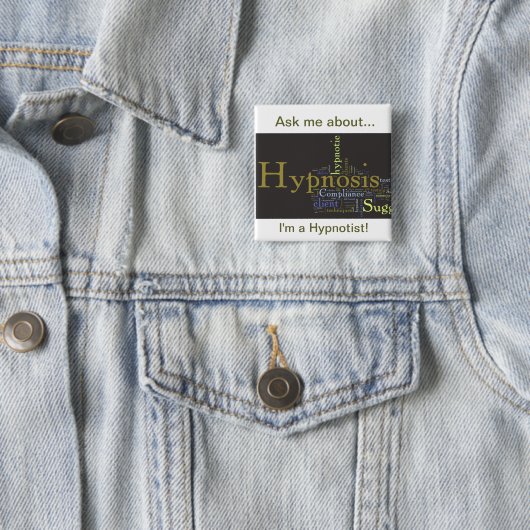 Fragen Sie mich über Hypnose-Knopf Button (Beispiel)