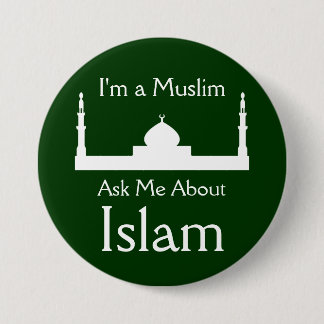 Fragen Sie mich über Islam Button