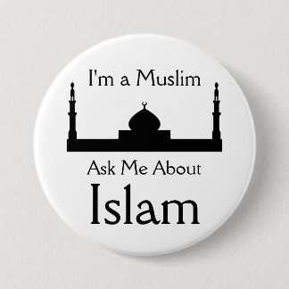 Fragen Sie mich über Islam Button