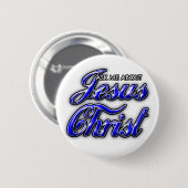 Fragen Sie mich über Jesus Christus Button (Vorne & Hinten)