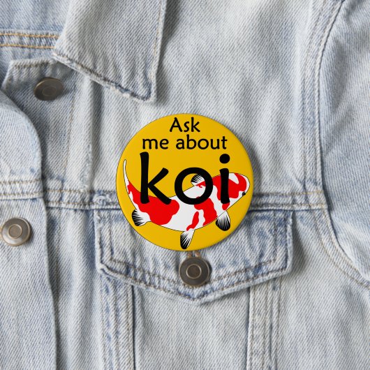 Fragen Sie mich über koi Button (Beispiel)