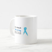 Fragen Sie mich über Lebensrettung Steroide! Kaffeetasse (Vorderseite Links)