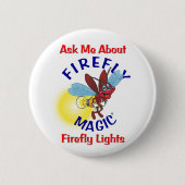 Fragen Sie mich über Leuchtkäfer-magische Button (Vorderseite)