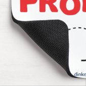 "Fragen Sie mich über mein Dinking Problem-" Mousepad (Ecke)