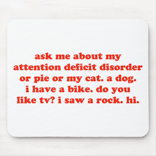 Fragen Sie mich über mein HINZUFÜGEN… Mousepad (Vorne)