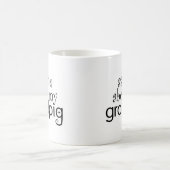 fragen Sie mich über mein Kaffeetasse (Mittel)