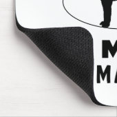 Fragen Sie mich über mein Weimaraner Mousepad (Ecke)