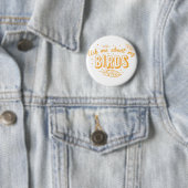 fragen Sie mich über meine Vögel Button (Beispiel)