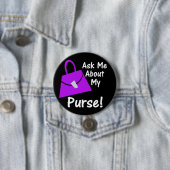 Fragen Sie mich über meinen Geldbeutel -, der auf Button (Beispiel)