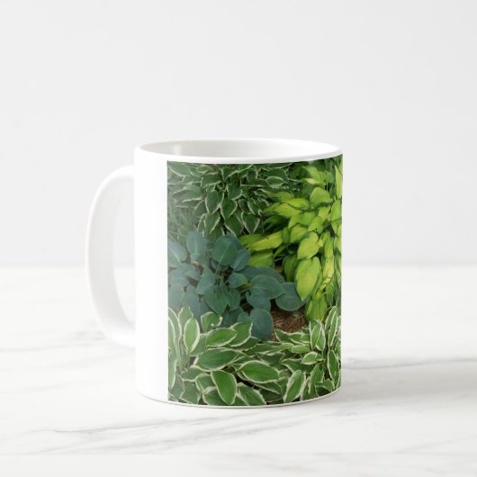Fragen Sie mich über meinen Hosta Kaffeetasse (Vorderseite Links)