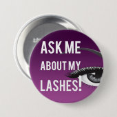 Fragen Sie mich über meinen Peitschen-Knopf Button (Vorne & Hinten)