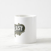 Fragen Sie mich über meinen Podcast. Kaffeetasse (Mittel)