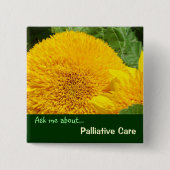 Fragen Sie mich über palliatives Sorgfaltknöpfe Button (Vorderseite)