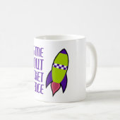 Fragen Sie mich über Rocket-Wissenschaft Kaffeetasse (VorderseiteRechts)