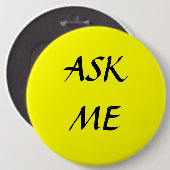 FRAGEN Sie MIR - Knöpfe Button (Vorne & Hinten)