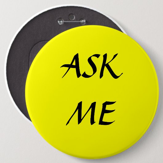 FRAGEN Sie MIR - Knöpfe Button (Vorne & Hinten)