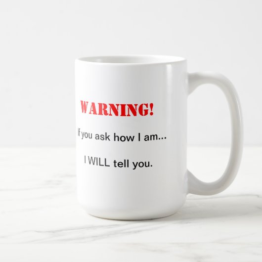 Fragen Sie mir Tasse (Rechts)