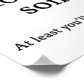 Fragen Sie sich selbst. Poster (Ecke)