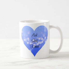Fragen Sie Suchvorgang-Schlag Kaffeetasse