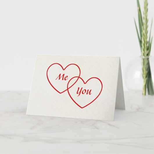 Fragen Valentine Feiertagskarte (Vorderseite)