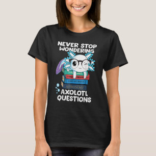 Fragen zu Axolotl für Kinder: T-Shirt
