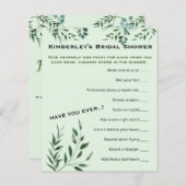 Fragen zu den Spielen für Babydusche (Vorne/Hinten)