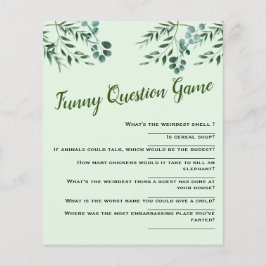 Fragen zu den Spielen für Babydusche