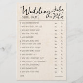 Fragen zum Hochzeitsschuh (Vorderseite)