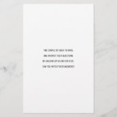 Fragen zum Hochzeitsschuh (Rückseite)